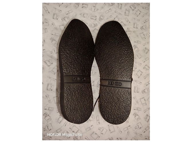 Scarpe Derby in scamosciato Kenzo Grigio - vista 5