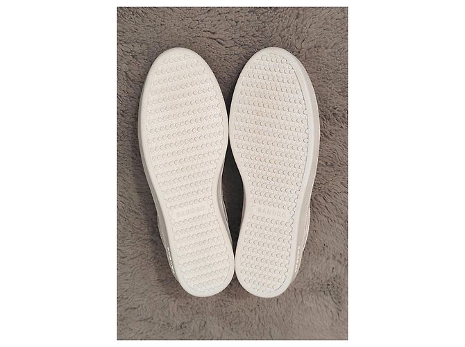 Baskets en cuir blanc Sandro - vue 6
