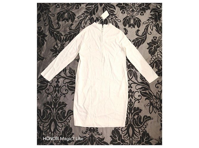 Autre Marque Vestido blanco Adriana Filippi - vista 3