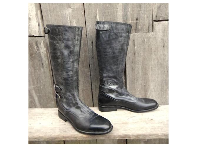 Paul Smith Stiefel Schwarz - Ansicht 2