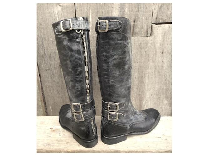 Paul Smith Stiefel Schwarz - Ansicht 4