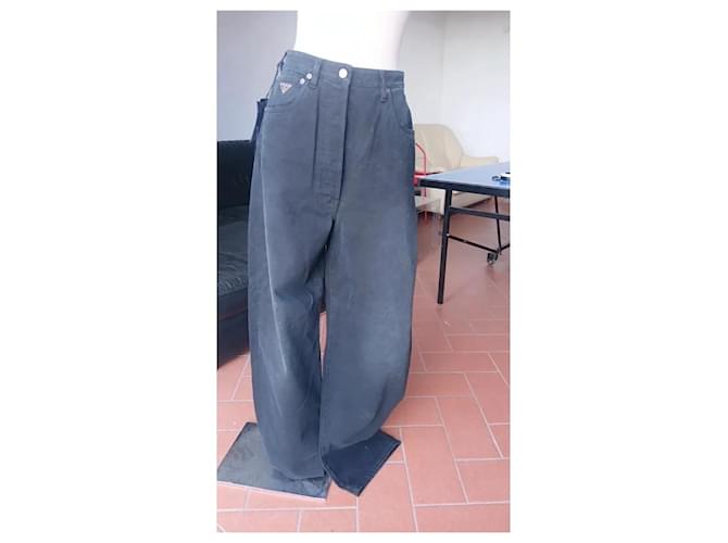 prada jeans gfp519 Nero - vista 2