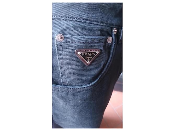 prada jeans gfp519 Nero - vista 3