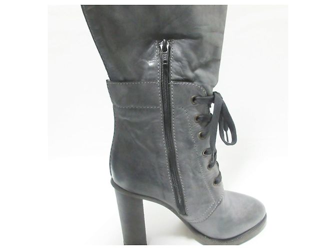 Chloé Botas largas de cuero Chloe Castaño - vista 10