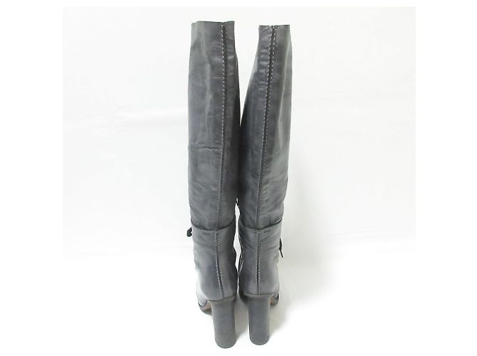 Chloé Botas largas de cuero Chloe Castaño - vista 2