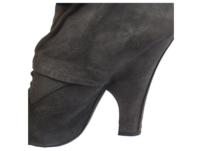 Dolce & Gabbana Schnürstiefel aus Wildleder Dolce&Gabbana Braun - Ansicht 18