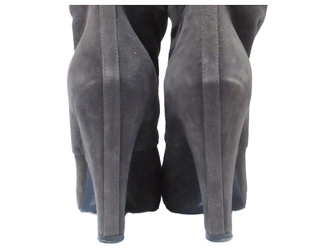 Dolce & Gabbana Schnürstiefel aus Wildleder Dolce&Gabbana Braun - Ansicht 7