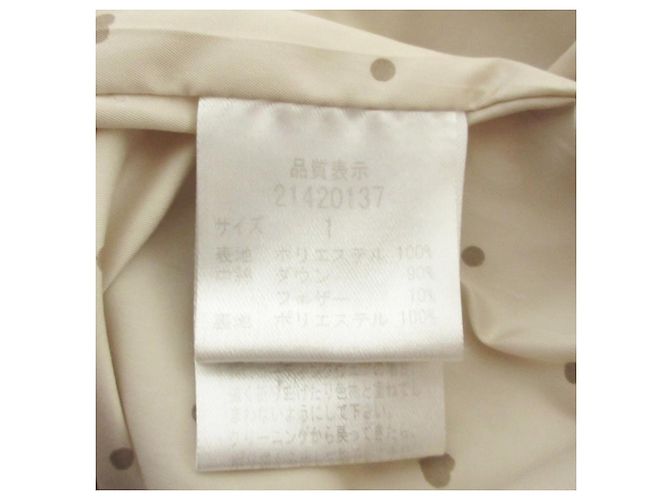 Autre Marque Abrigo largo de plumón con cuello voluminoso Apuweiser-riche Beige - vista 10