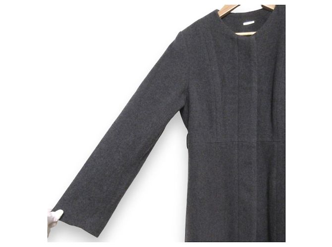 Autre Marque Vestido de lana Snidel Long Coat Castaño - vista 5