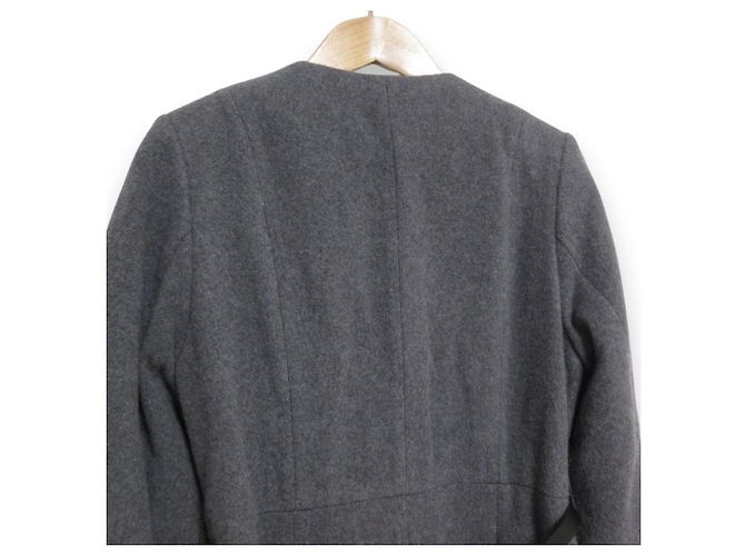 Autre Marque Vestido de lana Snidel Long Coat Castaño - vista 9