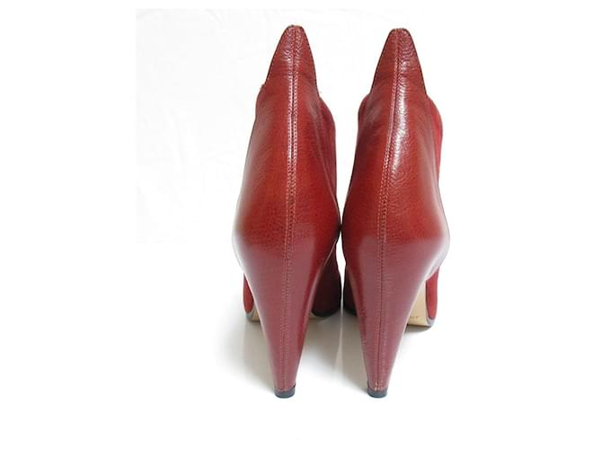 Stivaletti in scamosciato Givenchy Rosso - vista 5