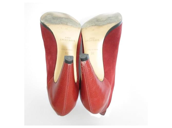 Stivaletti in scamosciato Givenchy Rosso - vista 7
