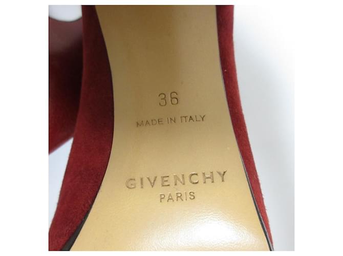 Stivaletti in scamosciato Givenchy Rosso - vista 8