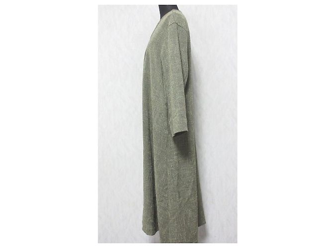 Autre Marque ROPE × OUTERSUNSET Tweed Langkleid Schwarz Beige - Ansicht 3