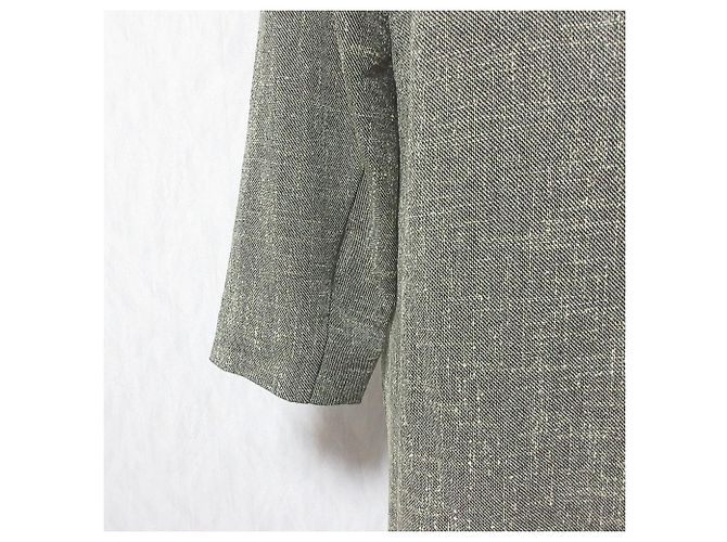 Autre Marque ROPE × OUTERSUNSET Tweed Langkleid Schwarz Beige - Ansicht 5
