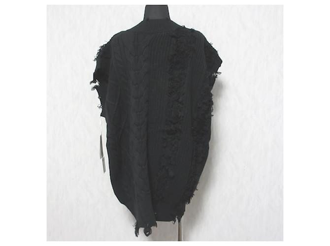 Autre Marque Crash-Strickpullover GRACE CONTINENTAL Schwarz - Ansicht 2