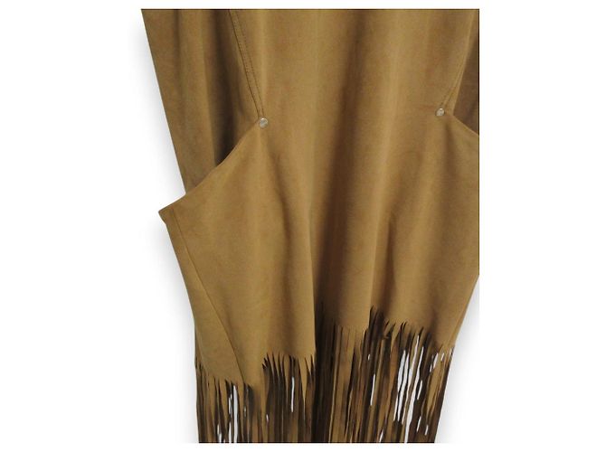 Autre Marque Vestido efecto ante MACPHEE Beige - vista 4
