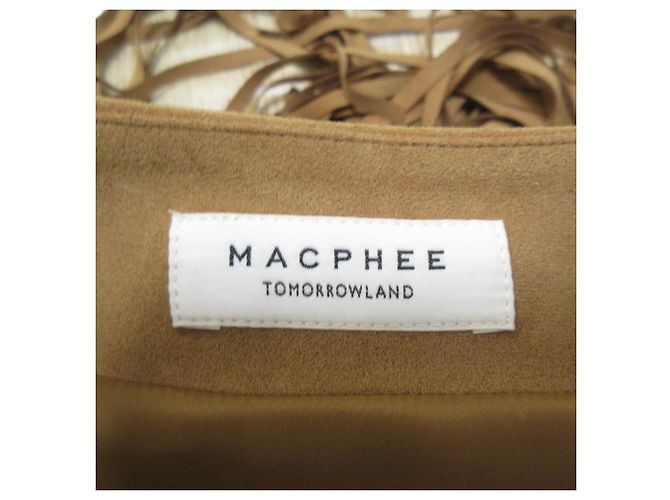 Autre Marque Vestido efecto ante MACPHEE Beige - vista 8