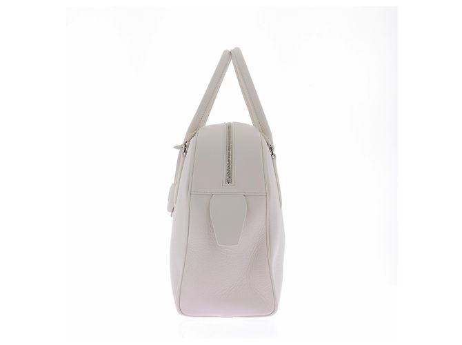 The row Borsa "India" crema in pelle Beige - vista 4