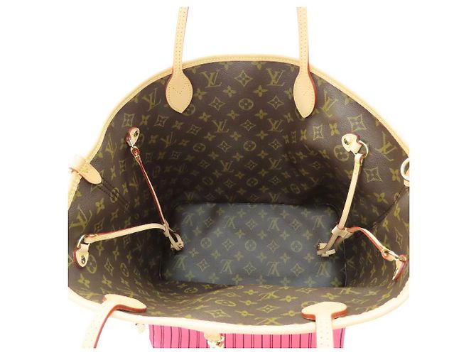Borsa Tote 2way Louis Vuitton Neverfull Inside Out Monogram Rosa - vista 10