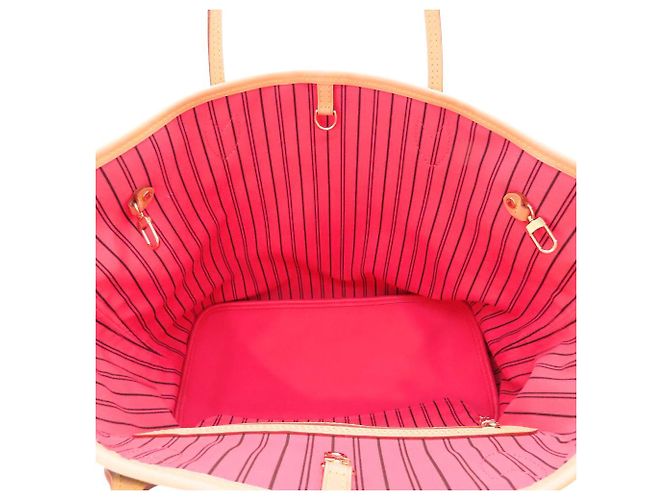 Borsa Tote 2way Louis Vuitton Neverfull Inside Out Monogram Rosa - vista 5