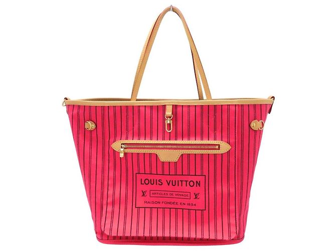 Borsa Tote 2way Louis Vuitton Neverfull Inside Out Monogram Rosa - vista 8