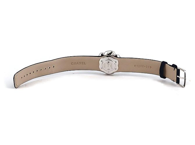 Chanel Camelia Weißgold Quarz Blau - Ansicht 7