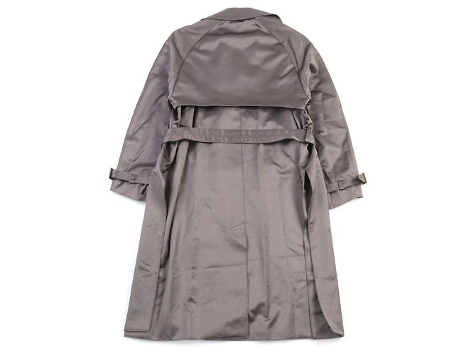 Gabardina de satén de algodón técnico Dior Castaño Gris - vista 4