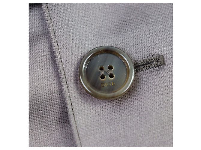Gabardina de satén de algodón técnico Dior Castaño Gris - vista 5