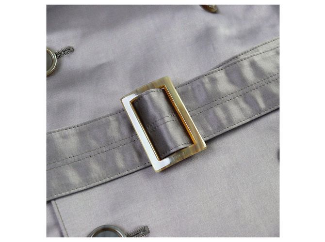 Gabardina de satén de algodón técnico Dior Castaño Gris - vista 6