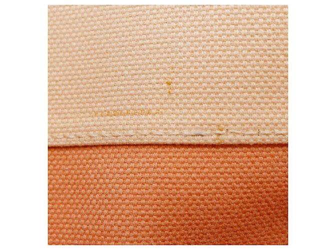 Hermès Hermes Bora Bora PM Canvas Handtasche Orange - Ansicht 10