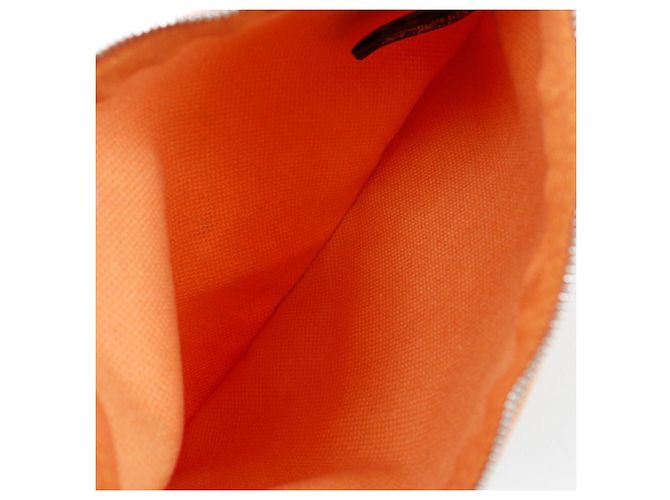 Hermès Hermes Bora Bora PM Canvas Handtasche Orange - Ansicht 18