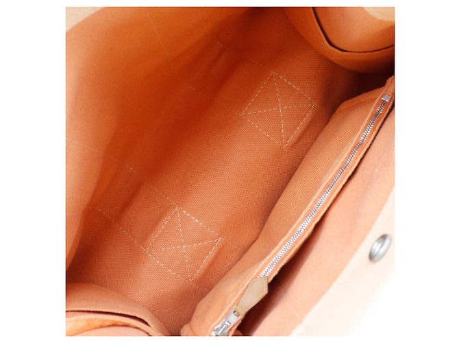 Hermès Hermes Bora Bora PM Canvas Handtasche Orange - Ansicht 6