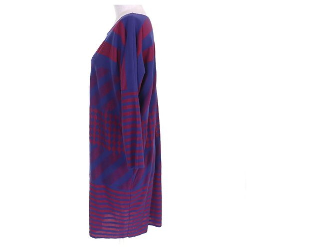 Issey Miyake PLEATS PLEASE A-POC Allover One Piece Roja Azul - vista 2