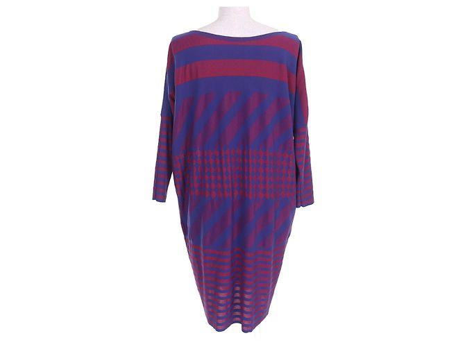 Issey Miyake PLEATS PLEASE A-POC Allover One Piece Roja Azul - vista 3