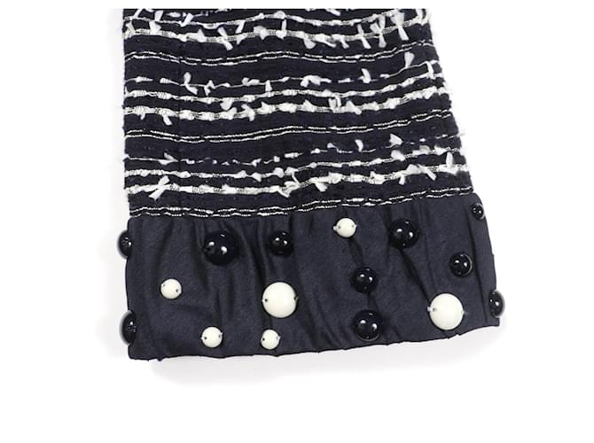 Autre Marque Abrigo de algodón sin cuello TO BE CHIC Azul Azul marino - vista 6