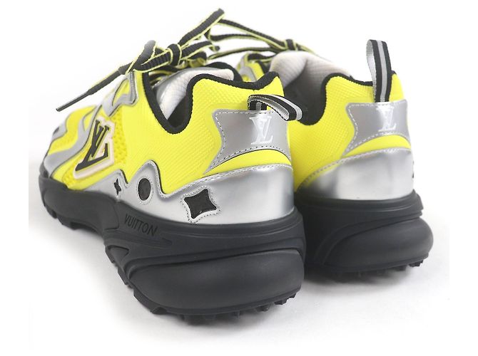 Sneakers Louis Vuitton LV Tatic Line Argento Giallo - vista 5