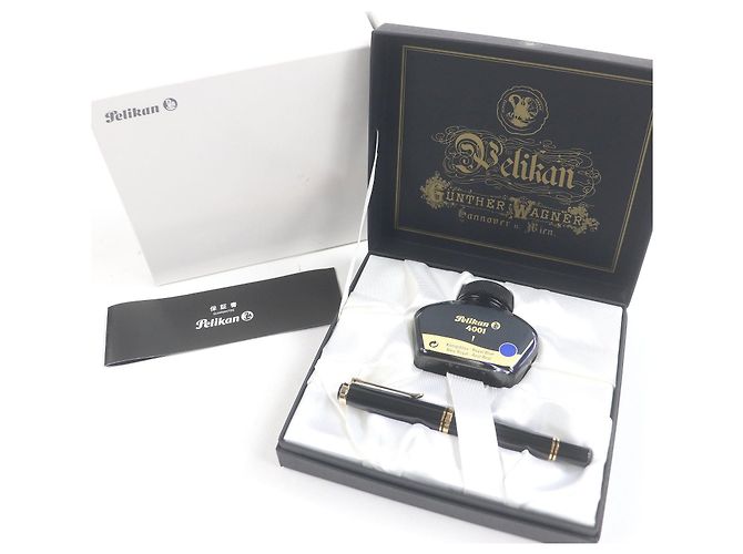 Autre Marque Pelikan Souveran 14C Füllfederhalter Schwarz - Ansicht 2