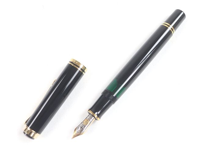 Autre Marque Pelikan Souveran 14C Füllfederhalter Schwarz - Ansicht 3
