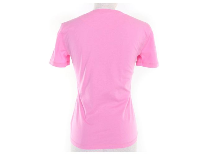 Hermès Camiseta de algodón Hermes Canoe Chne Rosa - vista 3