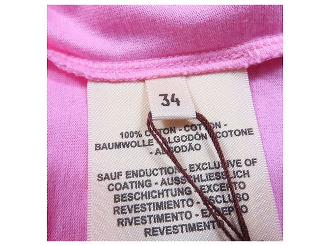 Hermès Camiseta de algodón Hermes Canoe Chne Rosa - vista 7