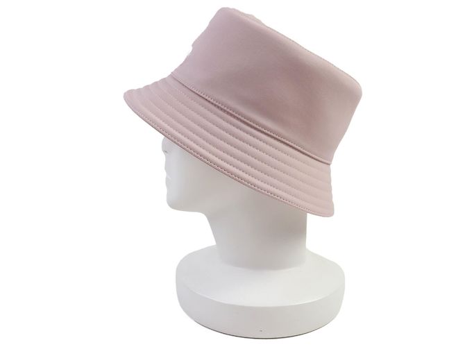 Hermès Cappello Bucket in Cotone Hermes Harper Nautic H logo Rosa - vista 3