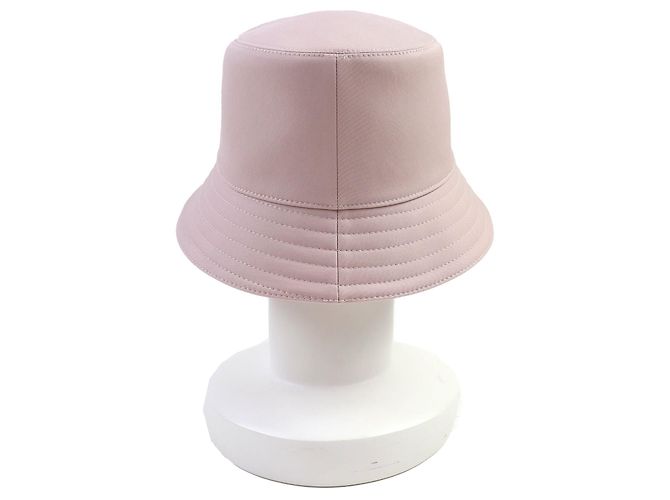 Hermès Cappello Bucket in Cotone Hermes Harper Nautic H logo Rosa - vista 5