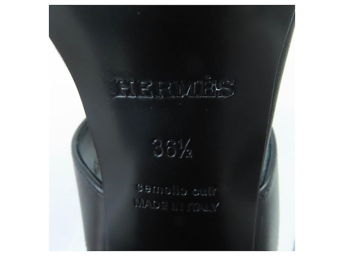 Hermès Sandali Ilona in pelle Hermes Nero - vista 11