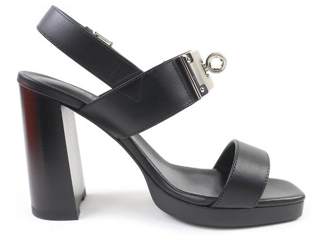 Hermès Sandali Ilona in pelle Hermes Nero - vista 6