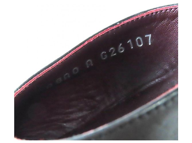 Chanel Matelasse Leder Pumps Schwarz Silber - Ansicht 10