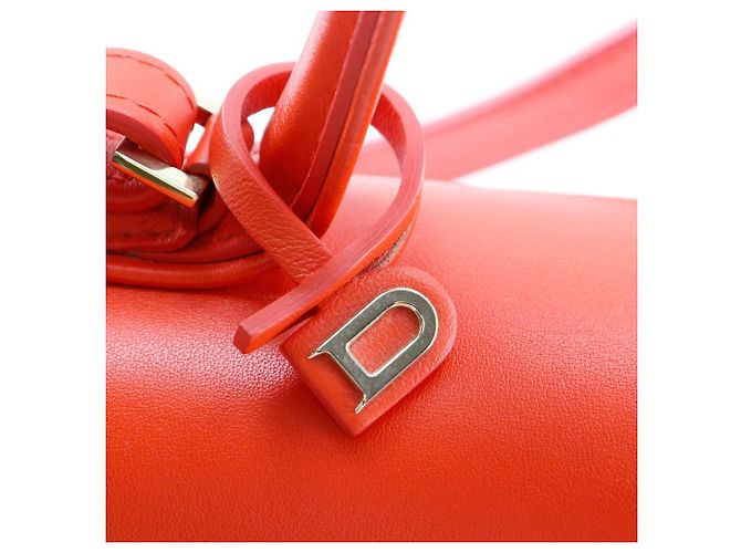 Borsa 2way Delvaux Tempête GM in pelle di vitello Rosso - vista 11