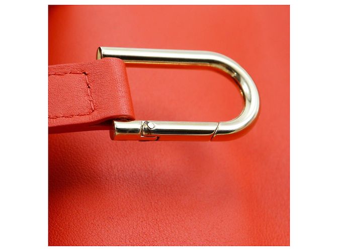 Borsa 2way Delvaux Tempête GM in pelle di vitello Rosso - vista 12