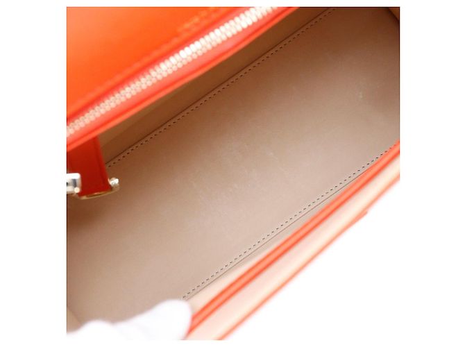 Borsa 2way Delvaux Tempête GM in pelle di vitello Rosso - vista 6
