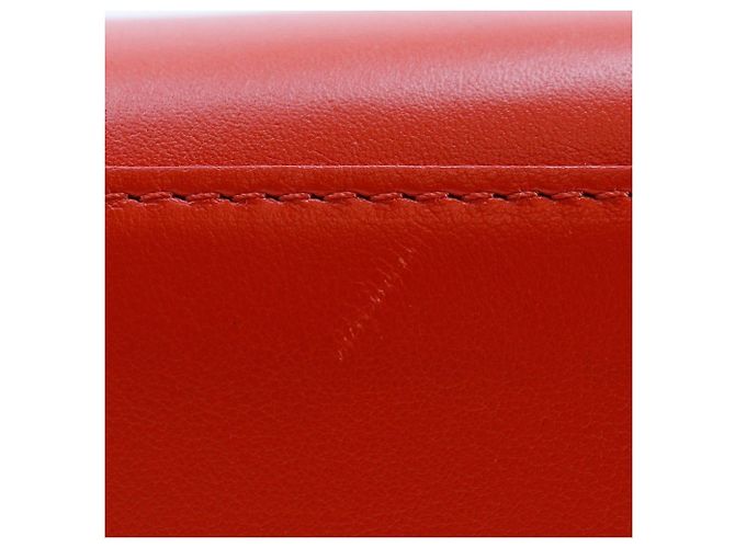 Borsa 2way Delvaux Tempête GM in pelle di vitello Rosso - vista 9